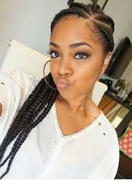 Chunky Cornrows Plaits Hairstyles Natural Hair Styles Cornrow Hairstyles