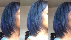 Red Hair To Blue Natural Hair Splat Blue Envy Dye Youtube