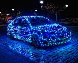 Christmas Light Cars And Trucks Christmas Car Christmas Car Decorations Holiday Car