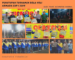 Turnamen voli plasik, volly ball plastik semifinal | voli plastik agung chingu part 2 ukuran lapangan : Penutupan Turnamen Bola Voli Armada Cup I 2019