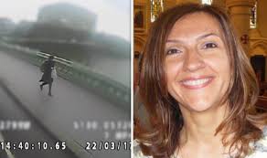 Husband phoned bridge terror victim moments after she died under bus