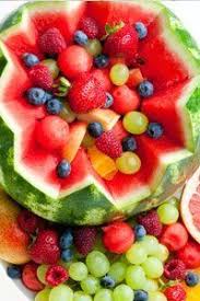 Recette Salade Dans Une Pasteque Recette Recettes Aux Fruits Alimentation Recette Ventre Plat
