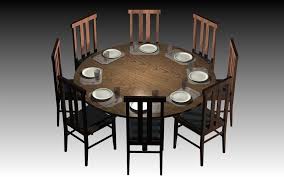 A dining room is a room for consuming food. Round Dining Table Dimensions