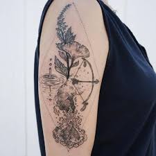 A collection of beautiful floral tattoo inspiration and ideas, including this bouquet of flowers tattoo. 224 Amazing Small Flower Tattoo Ideas Ultimate Guide June 2021