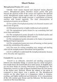 Pin By Ms Nusaiba On English Honours English Literature Notes Metaphysical Poetry 10 Sentences