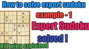 Play hard level sudoku online on sudoku.com. Expert Level Sudoku How To Solve Expert Level Sudoku Expert Puzzle Sudoku Youtube