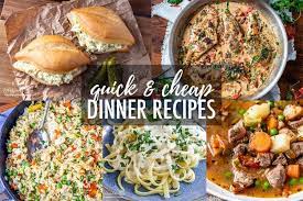 Over 20 Quick & Cheap Dinner Ideas • Longbourn Farm