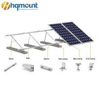 HQ mount aluminum adjustable solar panel triangle roof ...