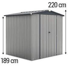Voir toute la sélection protection et accessoire outil de jardin moteur. Abri De Jardin En Metal Prime 4 6 M Kit D Ancrage Oogarden
