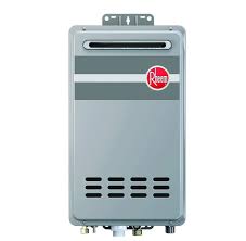 Camplux indoor tankless natural gas water heater. Rheem Mid Efficiency 8 4 Gpm Outdoor Natural Gas Econet Enabled Tankle Big Frog Supply
