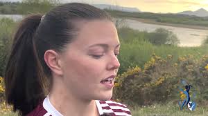Rian Bailey gets the thoughts of Burrishoole GAA captain Sarah Baynes after  they made their 1st ever Connacht Senior Club Championship Final where they  will take
