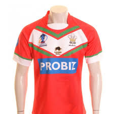 Wales Rugby League Shirt Red Green And White Rugby League Wales Rugby League