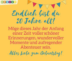 Geburtstag werden zu diesem runden ehrentag sehr gerne in originelle geburtstagsgreden eingebaut. Bilder Spruche Gluckwunsche Zum 20 Geburtstag Meyluu