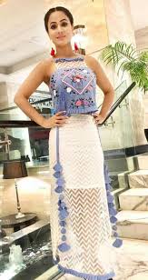 Hinakhan In An Event In Allahabad Pantaloons Fashion Dresses Designer Dresses Indian Blouse Design Models