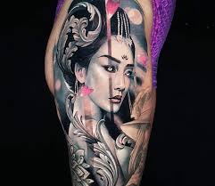 Or call us directly on 01484 425710. Geisha Japanese Realism Tattoo Novocom Top