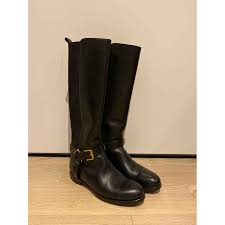 Buy your leather boots ralph lauren collection on vestiaire collective, the luxury consignment store online. Bottes Cavalieres En Cuir Ralph Lauren Collection Noir Taille 37 Eu En Cuir 9565319