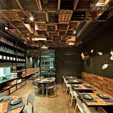Lovely Unique Restaurant Interior Design With Dazzling Attractive Ceiling De Interiores De Tiendas De Cafe Diseno De Restaurante Bar Interiores Del Restaurante