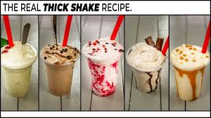 Thickshakes Recipe 5 Really Thick Milkshake Cookingshooking Youtube Thick Shake Recipe Ice Cream Smoothie Recipes Oreo Milkshake Recipe