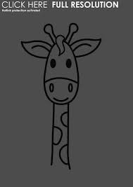 Cut out the shape and use it for coloring, crafts, stencils, and more. Coloring Page Giraffe Head Img 17897 Giraffe Drawing Doodle Drawings Cute Drawings