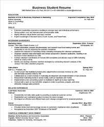 Good business management or business administration degree prepares its' graduates for various how to write your own business management graduate resume? Free 9 Resume Examples For Students Samples In Ms Word Pdf