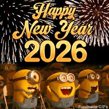 Happy New Year 2026 GIF Images | Funimada.com