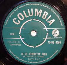 Tout au fond du coeur. Edith Piaf Je Ne Regrette Rien Les Amants D Un Jour 1961 Vinyl Discogs