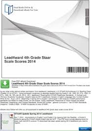 Biology 3564 3564 3606 u.s. Lead4ward 4th Grade Staar Scale Scores Pdf Free Download