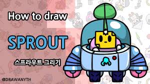 Show your love with this cute custom love emoji design. How To Draw Sprout Brawl Stars New Brawler Youtube