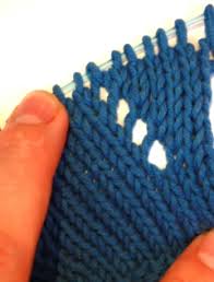 This tutorial demonstrates how to add a stitch in knitting using the bar increase, the easiest method for beginners! Increases Techniques With Theresa Knitty Winter 2009