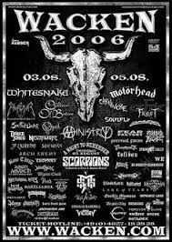 World tour 2020 starting in may! 10 Wacken Ideas Rock Posters Wacken Open Air Gig Posters
