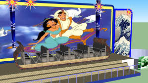 Ucan Hali Lunapark Funfair Flying Carpet 3d Warehouse