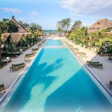 Fun Beach Resort Fun Beach Resort Features Free Bikes Outdoor Swimming Pool A Garden And Bar In Jambiani Hotel Serengeti Nati Beach Resorts Beach Fun Resort