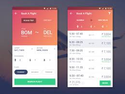 Flight Booking Jpg By Nitin Bundele Mobile App Inspiration Flight Booking App App Design