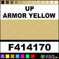 Up Armor Yellow Railroad Acrylics Airbrush Spray Paints