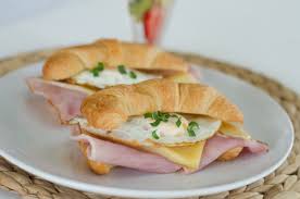 Assemble the croissant sandwiches by slicing each croissant in half and placing on a lined baking sheet. Ham Fried Egg And Gruyere Cheese Croissant This Is Cooking For Busy Mumsthis Is Cooking For Busy Mums