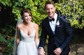 The this is us star posted a picture of her wedding to musician taylor goldsmith on instagram. This Is Us Stars Party At Justin Hartley S Wedding People Com