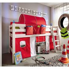 Infanskids Vorhang Spielhohle 4 Teilig Fur Halbhohe Betten Feuerwehr 902 31 Feuerwehrbett Kinderbett Feuerwehr Vorhange