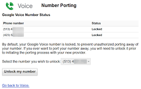 If you had previously ported this number into google voice, you must still unlock it, but the fee is waived. Moving My Phone Numbers From Google Hangouts Voice To An Sip Xmpp Service