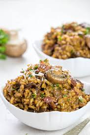 Easy Mushroom Bacon Risotto Erren S Kitchen