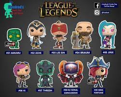Funko Pops League Of Legends Funko Pop Funko League Of Legends