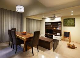 If it's an informal dr, then get an informal chandelier. Dining Room Interior Design Singapore Interior Design Ideas