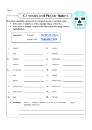 Give your noun practice an impetus with this common and proper nouns matching worksheet pdf. Common And Proper Nouns Exercises 3rd Grade Exercise Poster