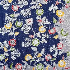 Kembang Sulur Godong Asem Gambar Batik Kain