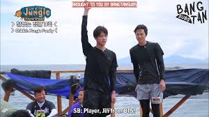 The producer had nothing but good things to say about jin! 170113 Law Of The Jungle Pre Release Jin And Gong Myung S Diving Bts Trans Bangtansubs