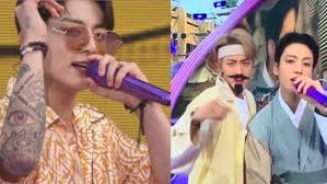 50 фактов о чонгуке из bts | jungkook ari rang. Bts 2021 Muster Sowoozoo Day 1 Jungkook S Tattoos Win Fans Members Perform Daechwita With Fake Beards Hindustan Times
