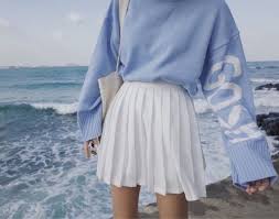 Blue Tumblr And White Image Fashion Insta Fashion Ulzzang Fashion