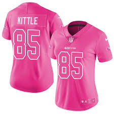 womens youth george kittle jersey 49ers red black