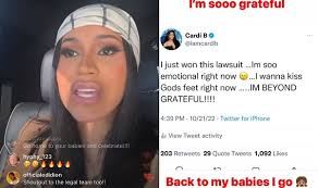 Cardi B Beats $5M Lawsuit For 'Gangsta B*tch Vol. 1' Mixtape Cover Art: '