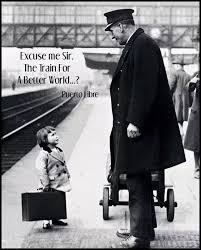 Excuse Me Sir The Train For A Better World Excuse Me Sir The Train For A Better World Worlds Of Fun Black And White Black And White Pictures