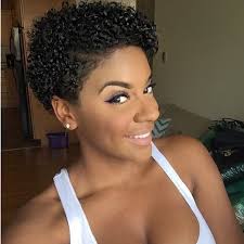 Black Actress With Short Curly Hair Pin On Big Chop Twa